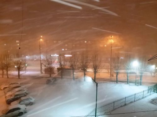 Мартовские снегопады в Ачинске не прекращаются уже неделю