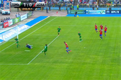 ЦСКА поднялся на первое место чемпионата России