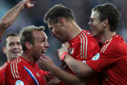 Сборная России забила три мяча Израилю в отборочном матче ЧМ-2014