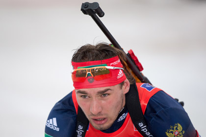 Российские биатлонисты упустили победу в эстафете