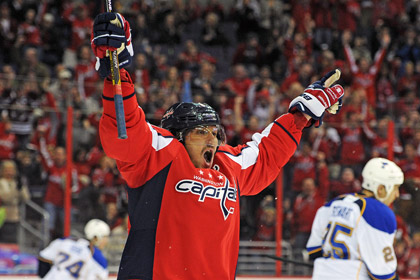 Овечкин в пятый раз в карьере забросил 50 шайб в сезоне НХЛ