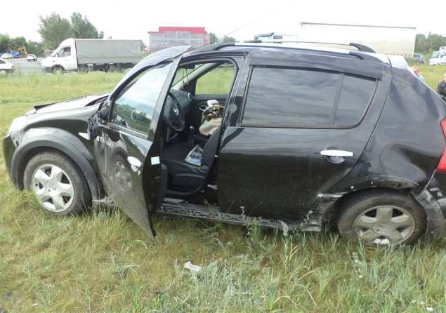 Водитель пропал в Абакане после ДТП с переворотом