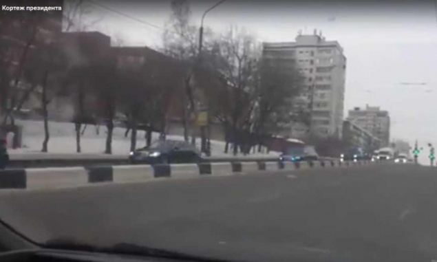 Кортеж президента пронёсся по улицам Красноярска