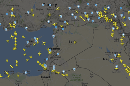 Небо над Сирией опустело