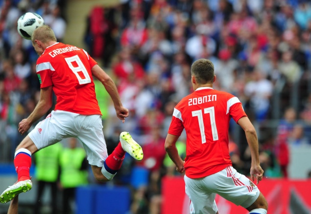 Россия разгромила Саудовскую Аравию в стартовом матче ЧМ-2018