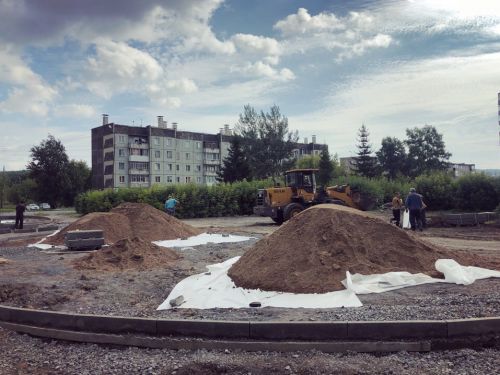 В будущем парке «Металлургов» завершается первый этап строительных работ