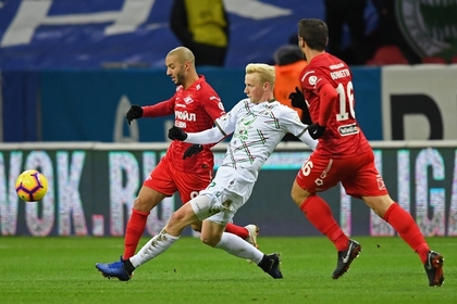 Игрок «Рубина» первым касанием лишил «Спартак» первой победы без Карреры