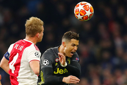 «Аякс» обменялся голами с «Ювентусом» в четвертьфинале Лиги чемпионов