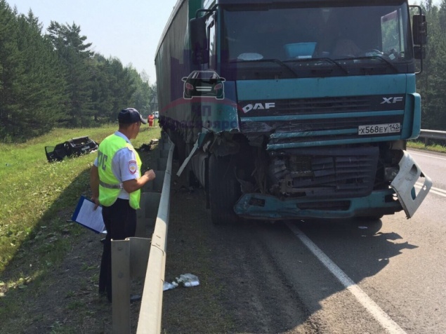 На трассе под Канском произошло смертельное ДТП