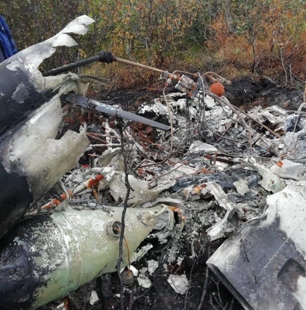 В 50 км от Дудинки нашли пропавший месяц назад вертолет