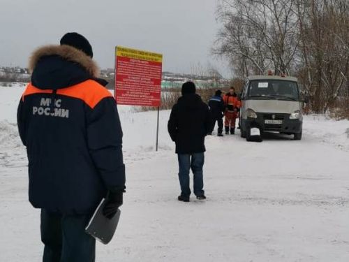 В Ачинске открыта ледовая переправа «Ачинск – Причулымский»