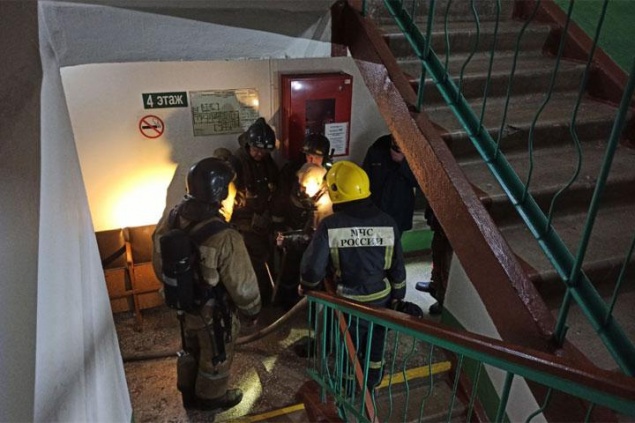 В Хакасии загорелся пансионат ветеранов. В огне чуть не погибла пенсионерка