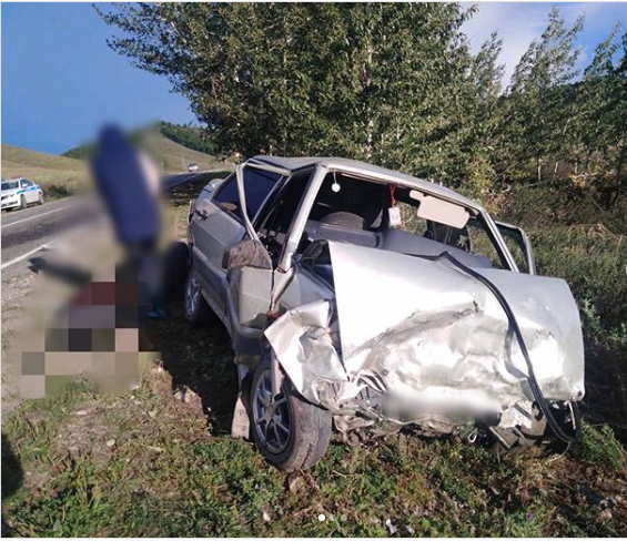 В Туве подросток устроил ужасное ДТП: умер сам и погубил 2-летнего ребенка