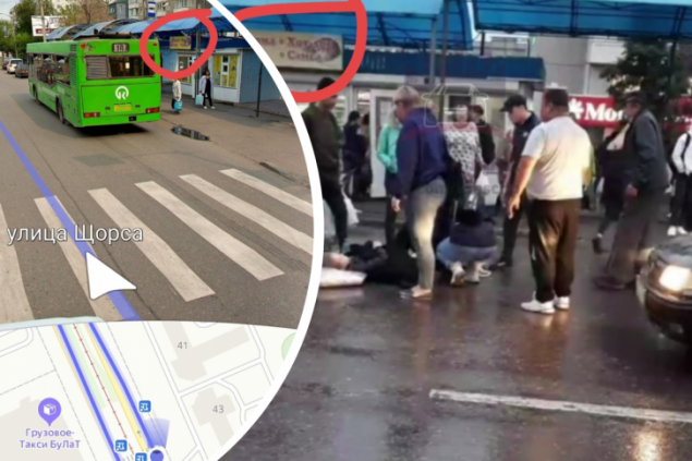 На пешеходном переходе на Щорса сбили девочку-подростка