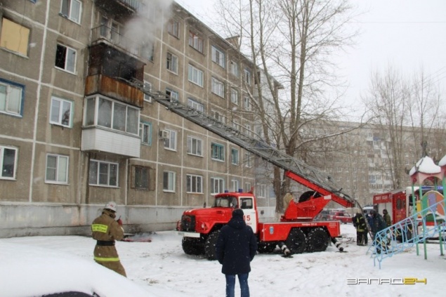 В Ачинске загорелось общежитие. Один человек погиб