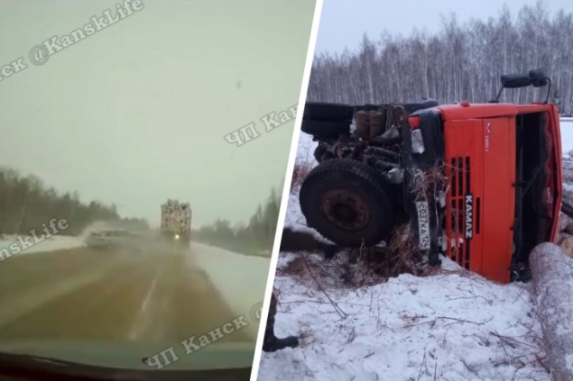 Водитель на «Ладе» снес с дороги груженый лесовоз и сам попал в реанимацию