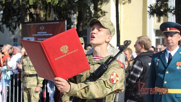 Войска национальной гвардии набирают граждан для поступления в высшие военные образовательные заведения