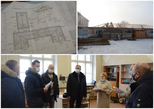 Глава Ачинска Александр Токарев провёл выездное совещание на стройплощадке художественной школы