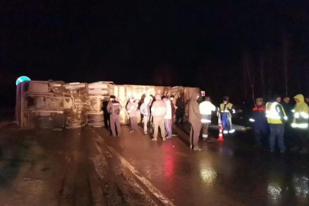 На трассе в Рязанской области опрокинулся рейсовый автобус: пострадали 17 человек