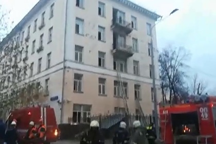 В Москве три человека погибли при пожаре в гостинице