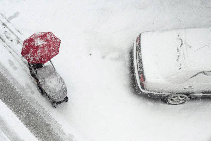 Снегопад на Украине оставил без света более 600 населенных пунктов