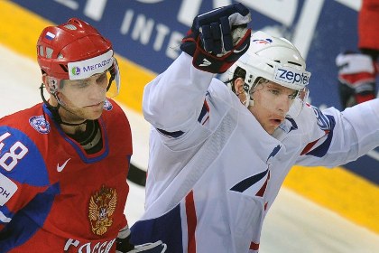 Сборная России потерпела первое поражение на ЧМ-2013