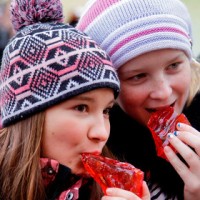 В Москве появился гигантский конь-леденец