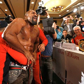 Бриггс ворвался на пресс-конференцию Кличко и вызвал его на бой