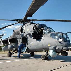 База армейской авиации ЮВО получила новейшие вертолеты Ми-35