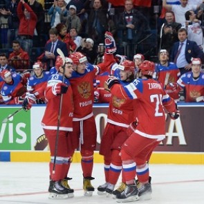 Россия обыграла Финляндию в матче второго тура ЧМ по хоккею