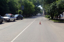 Водитель в Абакане сбил ребенка-нарушителя и скрылся