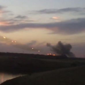 В интернете появилось видео стрельбы из «Градов» вблизи украинской границы