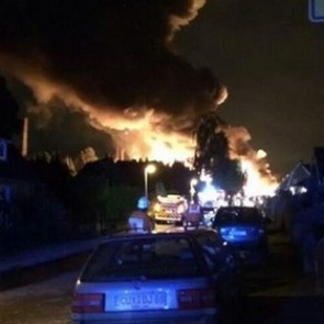 На немецком химзаводе произошел мощный взрыв газа