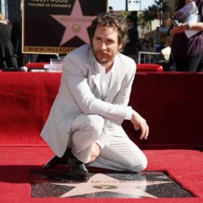 Актер Мэтью Макконахи получил звезду на Аллее славы Голливуда