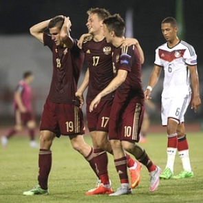 Юниорская сборная России вышла в полуфинал чемпионата Европы по футболу