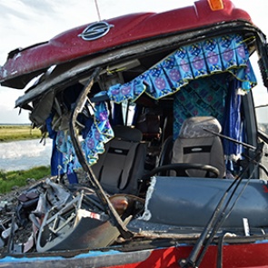 Хабаровский суд арестовал обвиняемого в ДТП с 15 жертвами водителя