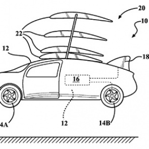 Toyota запатентовала крылья для летающего автомобиля