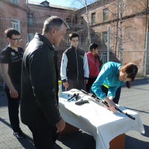 Студенты Ачинского медицинского техникума приняли участие в военизированной эстафете