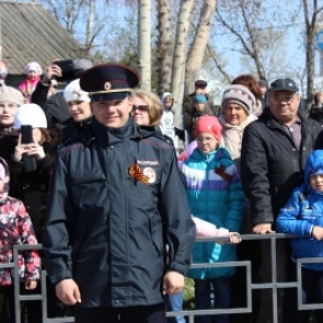 Ачинские полицейские обеспечили общественный порядок на торжественных мероприятиях, посвященных празднованию Дня Победы