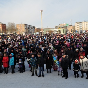 Жители Ачинска отметили Масленицу