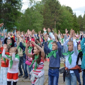В летнем оздоровительном лагере «Сокол» состоялось торжественное открытие первого сезона