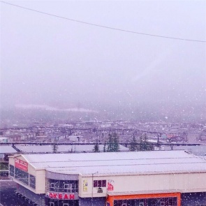 В Красноярском крае выпал июльский снег