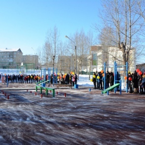 В Привокзальном районе Ачинска появились новые физкультурно-спортивные комплексы