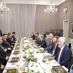 Владимира Путина и Си Цзиньпина в ЮАР угостили антилопой и страусом