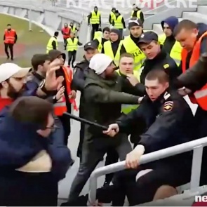 На Центральном стадионе произошла драка после матча ФК «Енисей» — «Краснодар»