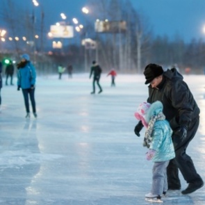 Названа дата открытия самого большого катка в Красноярске