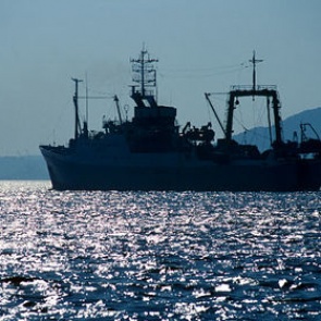 Российское судно загорелось в Норвегии