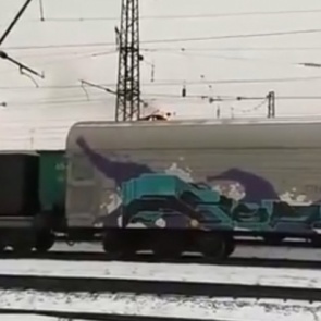 Подросток сгорел заживо на вагоне поезда