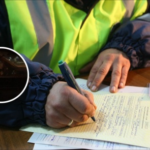 Инспекторы нашли женщину-водителя, которая возила своего ребенка на коленях