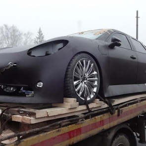 АВТО В Сети появились первые фото российского электромобиля «Монарх»